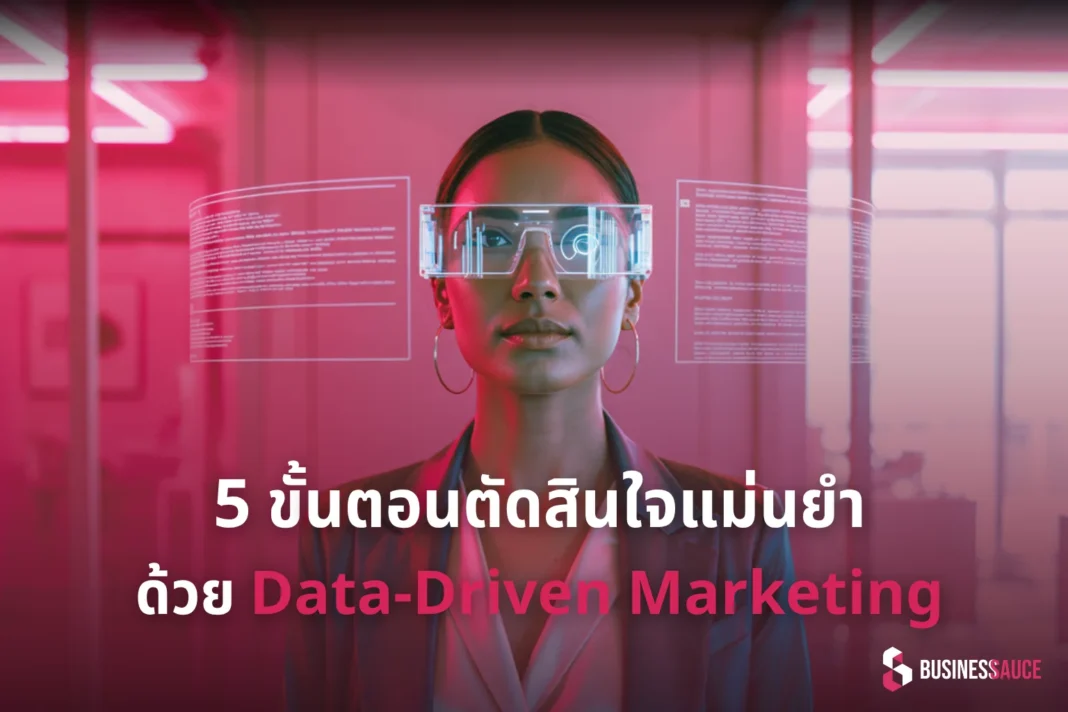 5 ขั้นตอนตัดสินใจแม่นยำด้วย Data-Driven Marketing