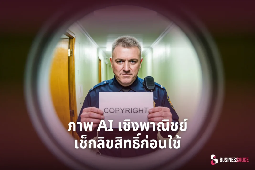 ภาพ AI ใช้เชิงพาณิชย์ได้ไหม เช็กลิขสิทธิ์ก่อนใช้ทำการตลาด